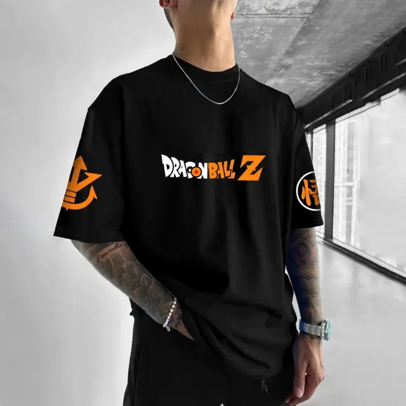 Dragon Ball Goku T-Shirt: Classic Hot Blood Anime Portrait (ONLINE ORDER ONLY)