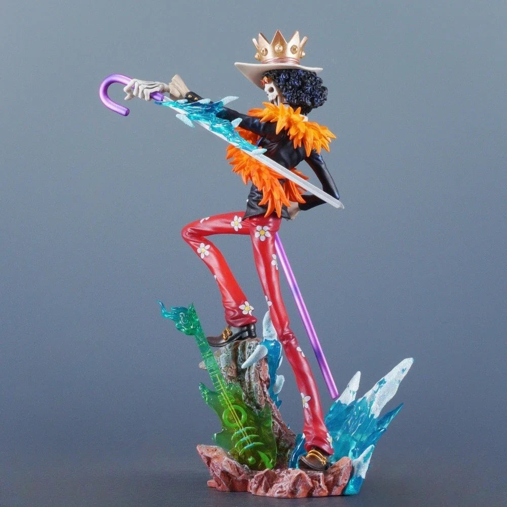 One Piece Brook Figure: 33cm Soul King Anime Statue (ONLINE ORDER ONLY)
