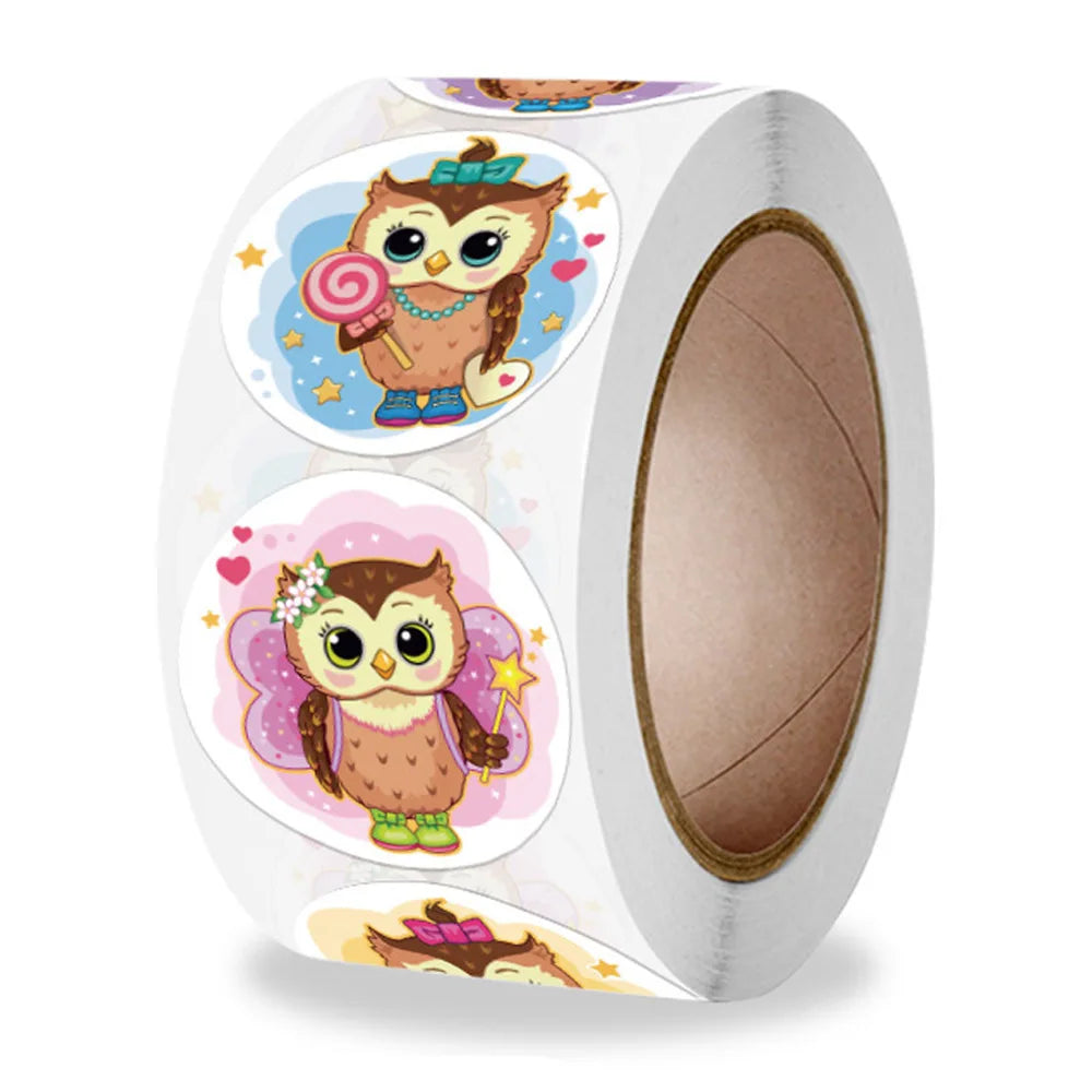 100-500pcs Teacher Reward Stickers for Kids Children School Encouragement Students Games Toy Animals Stationery Labels (Online Order Only)