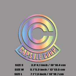 CAPSULE CORP DECAL,bulma logo,anime cartoon decal,high quality sticker for cars trucks !For a Unique look! (ONLINE ORDER ONLY)