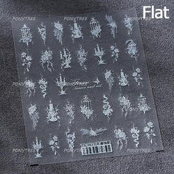 Blue Butterfly Planet Star Conch Snake Shell Clam Pearl Whale Jellyfish Moon Adhesive Nail Art Stickers Dreamy Manicure Decals (Online Order Only)