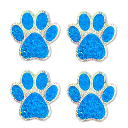100-500pcs Blue laser Sticker Paw Print Reward Stickers Dog Cat Bear Paw Labels for Teacher Student Stationery Sticker (Online Order Only)