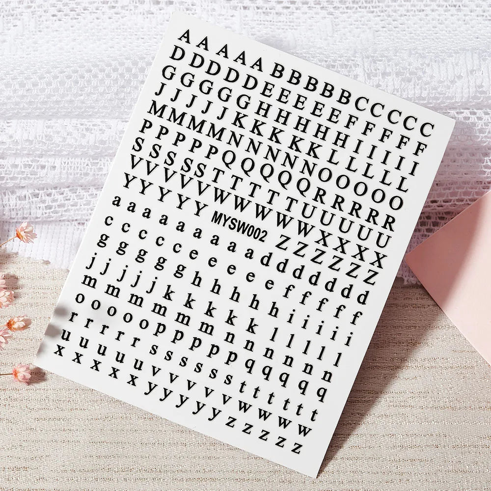 1Pc Laser Silver Gold Lines Stripe Nail Sticker Metal Strip Luxury Nails Slider Self Adhesive Slider Papers Transfer Stickers *& (Online Order Only)