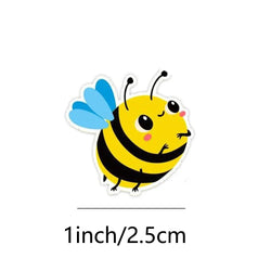 100-500pcs Cartoon Bee Stickers Cartoon Animal Reward Stickers Children DIY Handmade Gift Decoration Label Stationery Sticker (ONLINE ORDER ONLY)