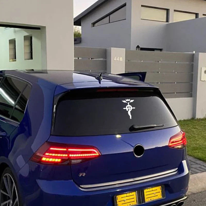 Alchemy Ed’s Coat Symbol Sticker,creative&Unique decal for cartoon fans,high quality sticker for cars trucks motorcycles &laptop (ONLINE ORDER ONLY)