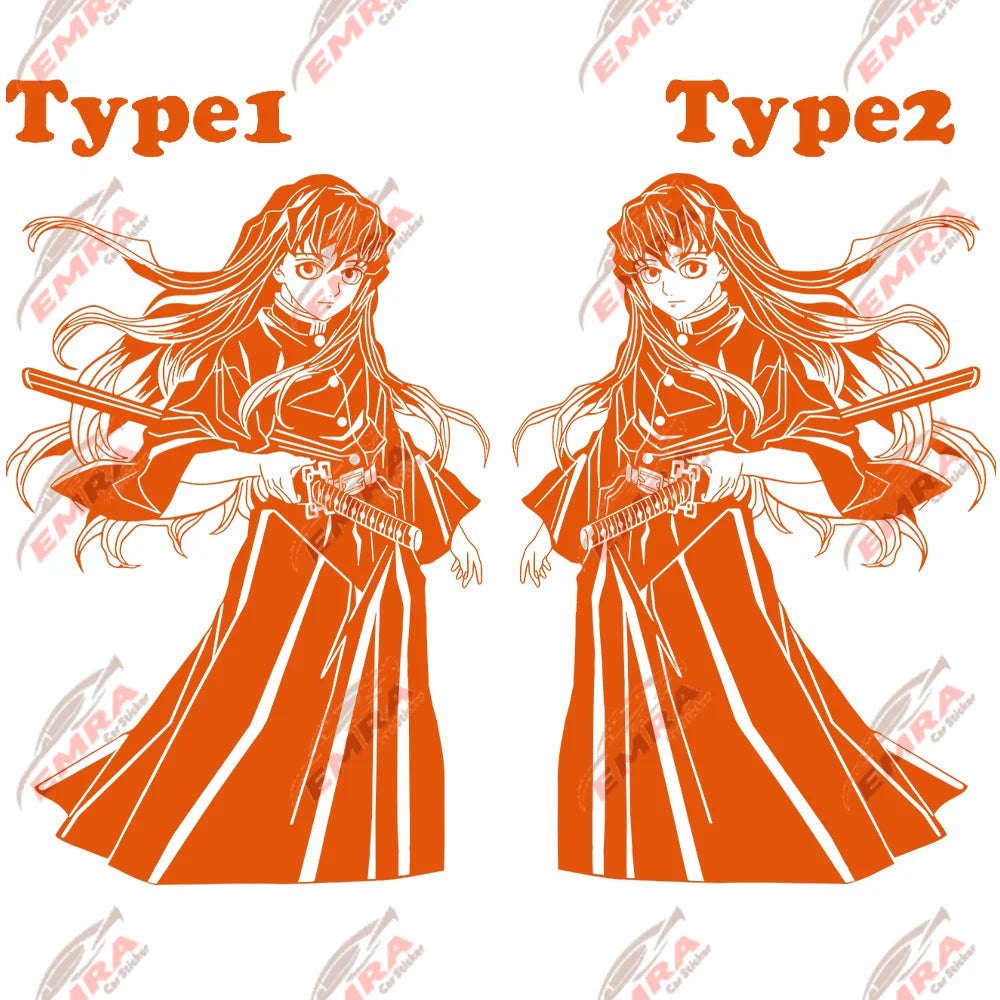 Anime For The Samurai Car Sticker Whole Body Auto Parts Personalized Decoration Sticker Prevent Bask In Waterproof Vinyl Decals (ONLINE ORDER ONLY)