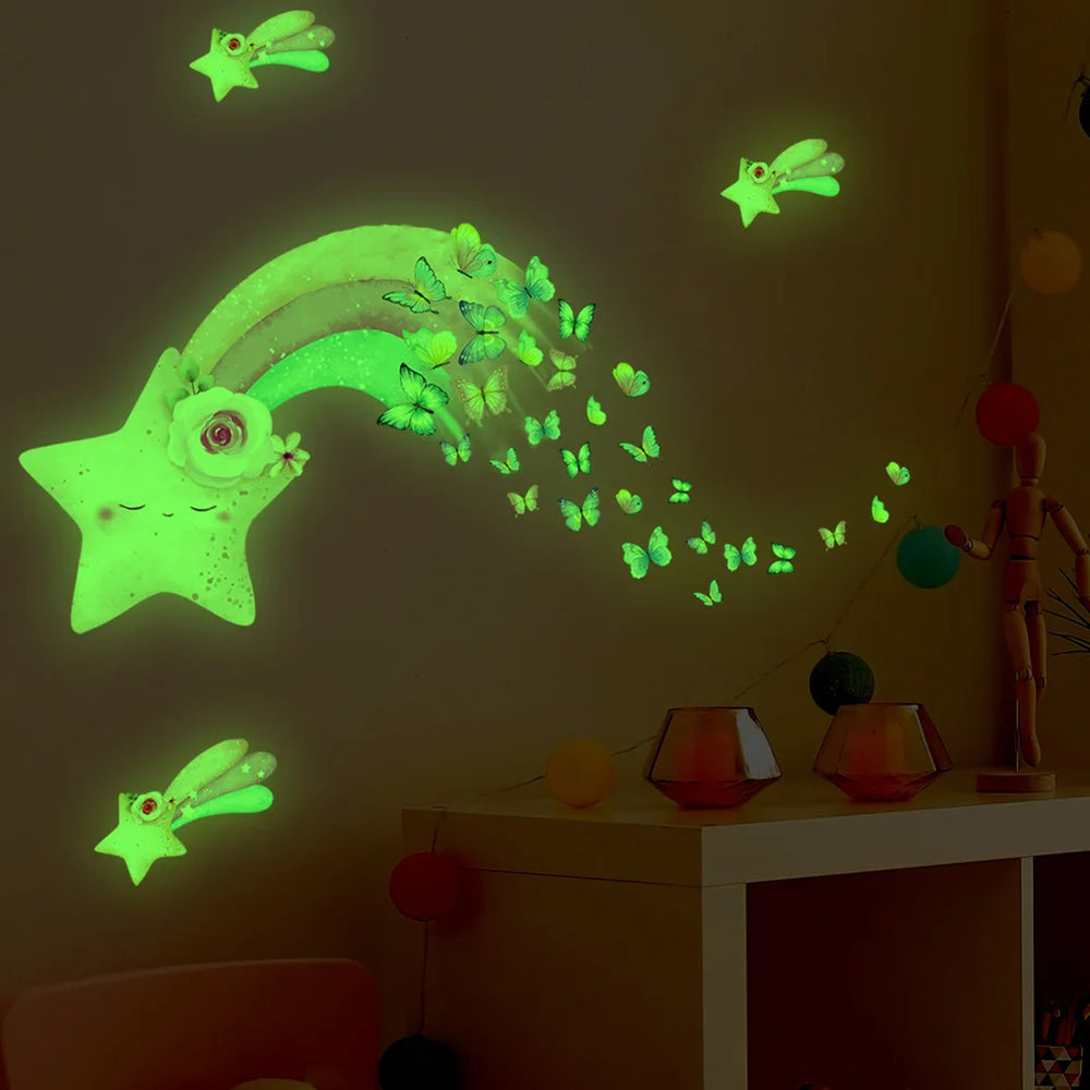 Glow in the Dark Meteor Wall Stickers for Kids Room Decor (ONLINE ORDER ONLY)
