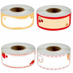 120pcs/roll Cartoon Handwritten Children's Student Name Stickers Kitchen Refrigerator Reminder Food Storage Marker Stickers (ONLINE ORDER ONLY)