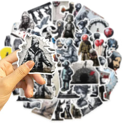 10/50Pcs Abstract Painting Works Classic Art Aesthetic Stickers Graffiti Kids Toy Skateboard Phone Laptop Luggage Decal Sticker (Online Order Only)