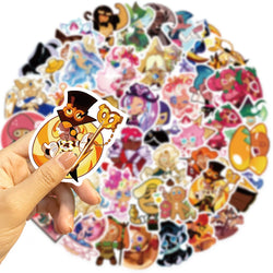 50PCS Cookie Run Kingdom Stickers Toys Skateboard Guitar Computer Refrigerator Desk Cartoon Cute Creative Graffiti Sticker (ONLINE ORDER ONLY)