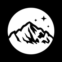 Snow Mountain Stickers,mountain&sky with stars,High quality for cars trucks motorcycles &laptops! (ONLINE ORDER ONLY)