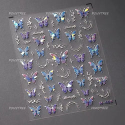 Black White Pearl Lace Butterfly Cross Retro Figure Flower Symmetric Self Adhesive Nail Art Stickers  Manicure Decals Wholesale (ONLINE ORDER ONLY)