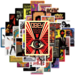 Rock Music Concert and Touring Band Poster Sticker Pack (ONLINE ORDER ONLY)