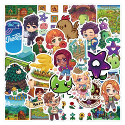Stardew Valley Sticker Pack (50pcs) for Luggage, Water Bottles, Phones, Laptops, Scooters, Fridges (Online Order Only)