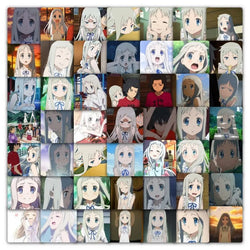 59pcs ANOHANA Anime Stickers for Laptop, Phone, Car, Scooter, Water Bottle, Suitcase, Stationery, Refrigerator (Online Order Only)