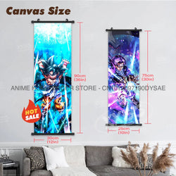 Dragon Ball Posters: Goku & Vegeta Anime Wall Scrolls (ONLINE ORDER ONLY)