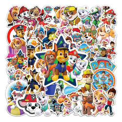 10/30/50PCS Cool Cute PAW Patrol Stickers PVC Decal Decoration Phone Skateboard Luggage Fridge Graffiti Sticker Toy Gift for Kid (ONLINE ORDER ONLY)