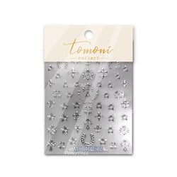 French Lines Gemstone Necklace Gilding Light Luxury Pearl Self Adhesive Nail Art Decorations Stickers Manicure Decals Wholesale (ONLINE ORDER ONLY)