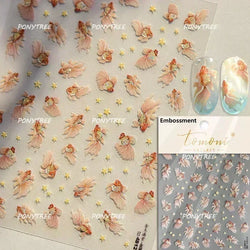 Hot Stamping Laser Shell Conch Starfish Pearl Whale Coral Dolphin Summer Beach Sea Wave Jellyfish Bubble Nail Art Stickers Decal (ONLINE ORDER ONLY)