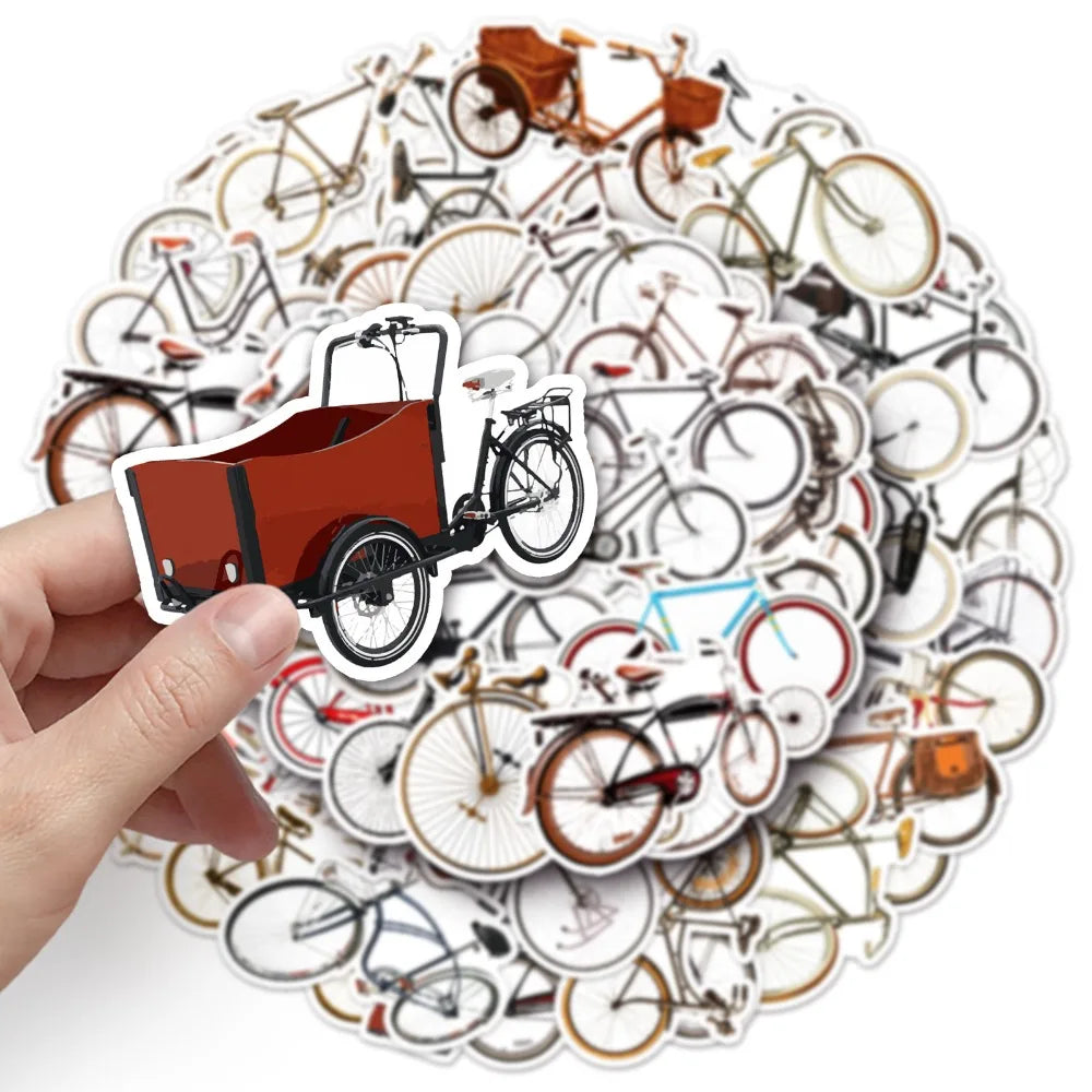 10/50Pcs Bike Stickers Graffiti Stickers Laptop Guitar Luggage Skateboard Car Waterproof Cool Sticker Decal Kids Toys (Online Order Only)