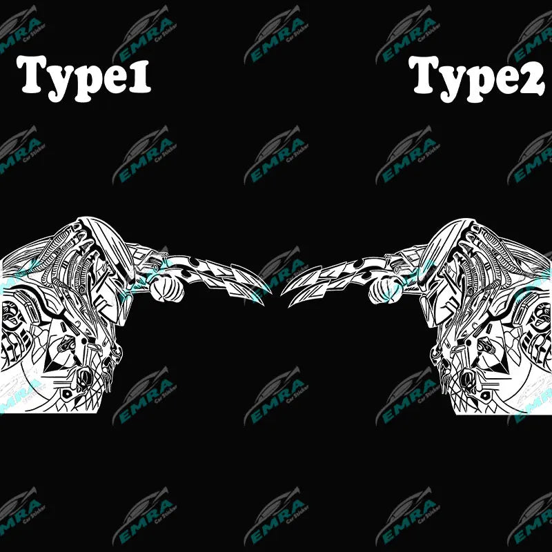 Large Predato For Car Sticker Characters Body Decoration The Monster Stickers Big Picture Movement Style Die Cutting Vinyl Decal (ONLINE ORDER ONLY)