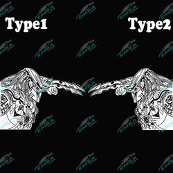 Large Predato For Car Sticker Characters Body Decoration The Monster Stickers Big Picture Movement Style Die Cutting Vinyl Decal (ONLINE ORDER ONLY)