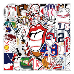 50Pcs Baseball Sports Series Graffiti Stickers Suitable for Laptop Helmets Desktop Decoration DIY Stickers Toys Wholesale (Online Order Only)