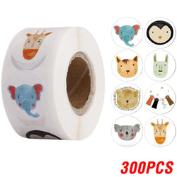100-500pcs Cartoon Reward Sticker Children Encouragement Sealing Labels Kids Gifts Decorative Teacher Supplies Animal Sticker (ONLINE ORDER ONLY)