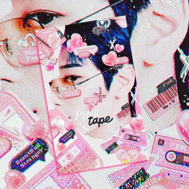 2pcs Korean Retro Phone Dialog Laser Sticker Scrapbooking DIY Album Decoration Sticker Personalized Ins Kawaii Stationery (ONLINE ORDER ONLY)