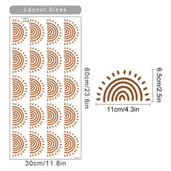 Boho Sun Nursery Wall Stickers Removable Vinyl Decals Kids Bedroom Decor (Online Order Only)