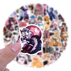 10/30/60PCS Sexy Furry Personification Animal Stickers Cute Cartoon Graffiti Decals Toy DIY Laptop Guitar Bike Skateboard Fridge (ONLINE ORDER ONLY)