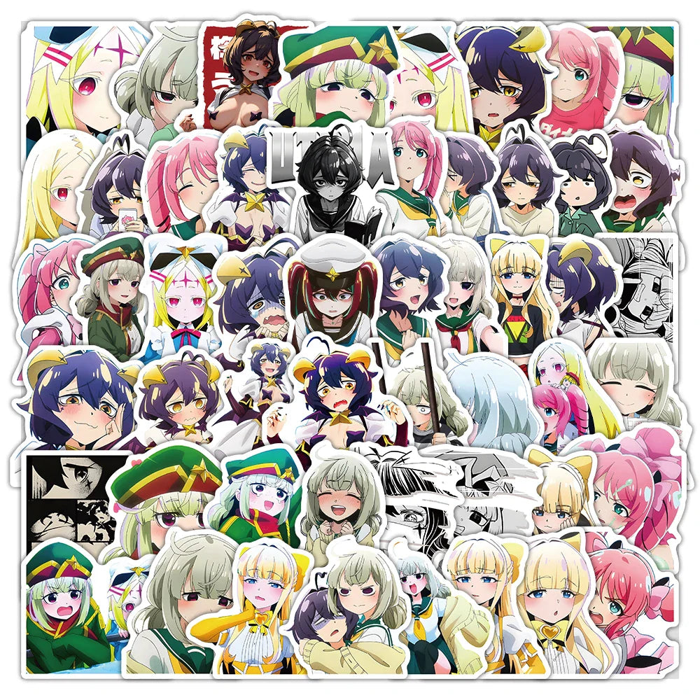 50pcs Anime Magical Girls Graffiti Stickers for Room Decoration (ONLINE ORDER ONLY)