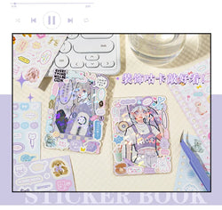 30sheets/piece Korean Ins Cute Collage Material Decorative Sticker Book Laptop Kpop Scrapbook Journal Kawaii Stickers Kids Gift (ONLINE ORDER ONLY)