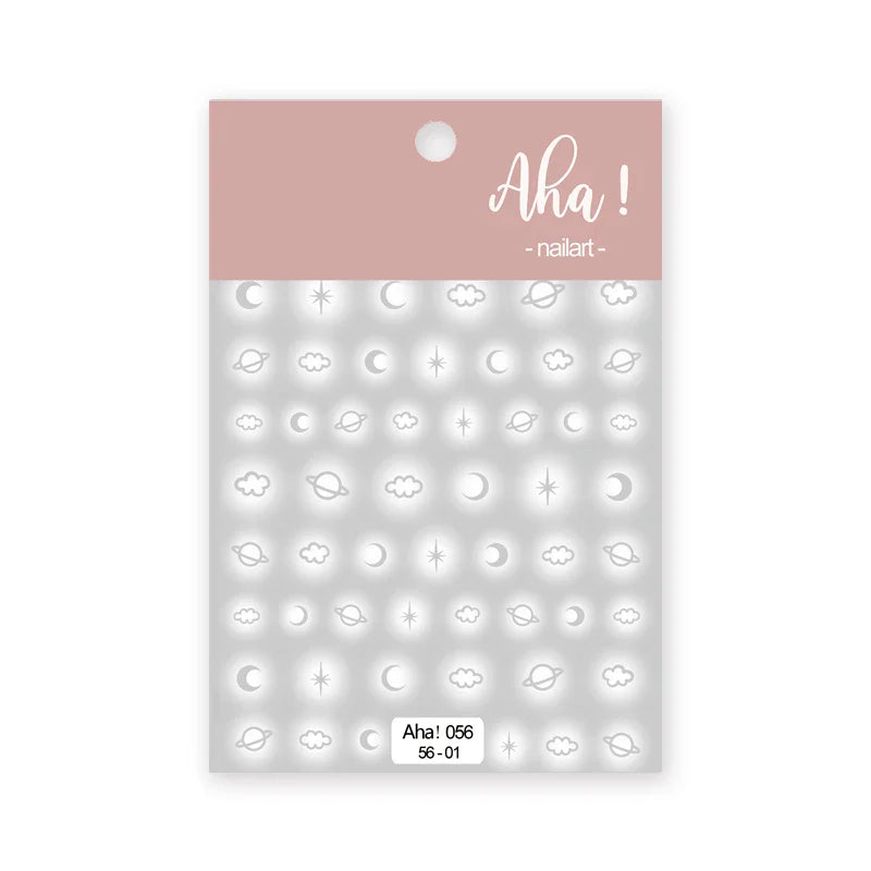 Reflective Glitter 3D Nail Stickers Love/Bear/Butterfly/Flame/Star Design Foils Sliders Manicure Decals Wraps Press on Nail Tool (ONLINE ORDER ONLY)