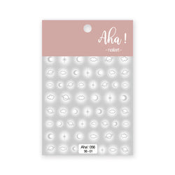 1pc 3D Cloud Moon Design Nail Art Stickers Ultra Thin Self Adhesive Nail Art Decals White Clouds Nail Art Decoration Supplies *N (Online Order Only)