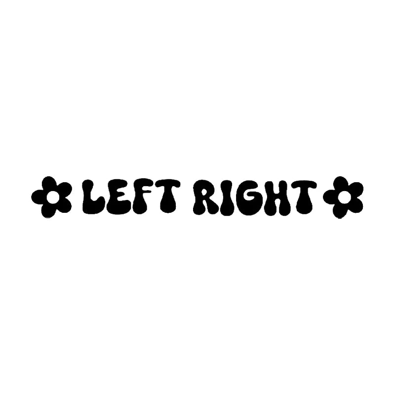 Left & Right Sticker for Car Interior Rearview Mirror Decoration Fashion Sticker High Quality Waterproof Vinyl Decals (ONLINE ORDER ONLY)