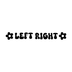 Left & Right Sticker for Car Interior Rearview Mirror Decoration Fashion Sticker High Quality Waterproof Vinyl Decals (ONLINE ORDER ONLY)