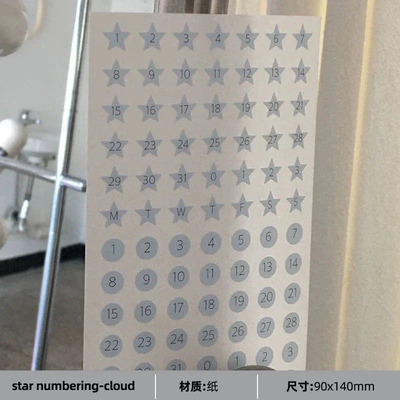 Korean Ins Creative Small Stickers Mobile Phone Camera Journal Collage Material Kawaii Decoration Sticker Gift (Online Order Only)