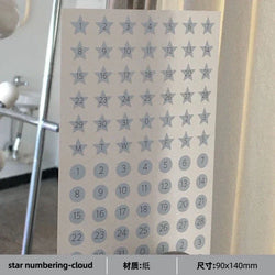 Korean Ins Creative Small Stickers Mobile Phone Camera Journal Collage Material Kawaii Decoration Sticker Gift (Online Order Only)