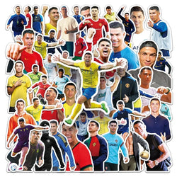 Cristiano Ronaldo Stickers Pack - Laptop, Phone, Car, Scooter, Water Bottle Decor (ONLINE ORDER ONLY)