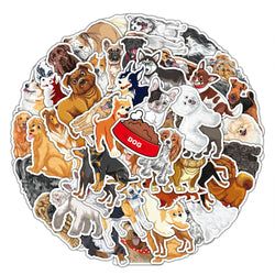 10/30/50PCS Cute Cartoon Anima Dogs Stickers For Kids Waterproof Laptop Fridge Phone Bike Car Notebook Suitcase Wall Decals Toys (Online Order Only)