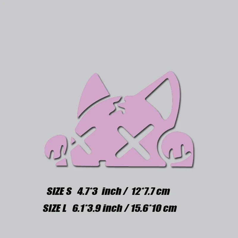CUTE CAT DECAL,CARTOON CAT stickers,creative&funny decal with high quality for car trucks motorcycles &laptops (ONLINE ORDER ONLY)