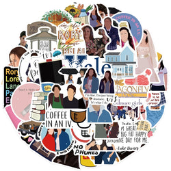 50PCS Gilmore Girls Stickers Decorative DIY For Car Skateboard Laptop Phone Luggage Creative Graffiti Waterproof Sticker Toys (ONLINE ORDER ONLY)