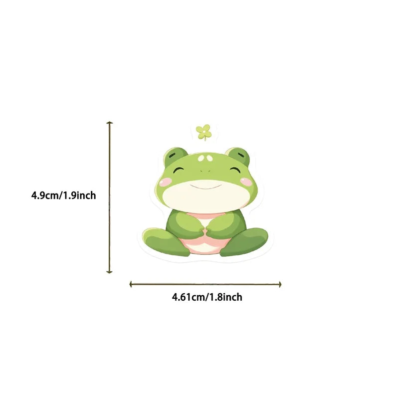 10/30/50PCS Cartoon Smile Animal PVC Sticker Aesthetic Decoration Scrapbooking Korean Stationery School Supplies for Kids (ONLINE ORDER ONLY)