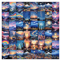 Aesthetic Night Sky Stickers for Scrapbooking, Laptop, Phone, Luggage - 10/30/60pcs (ONLINE ORDER ONLY)