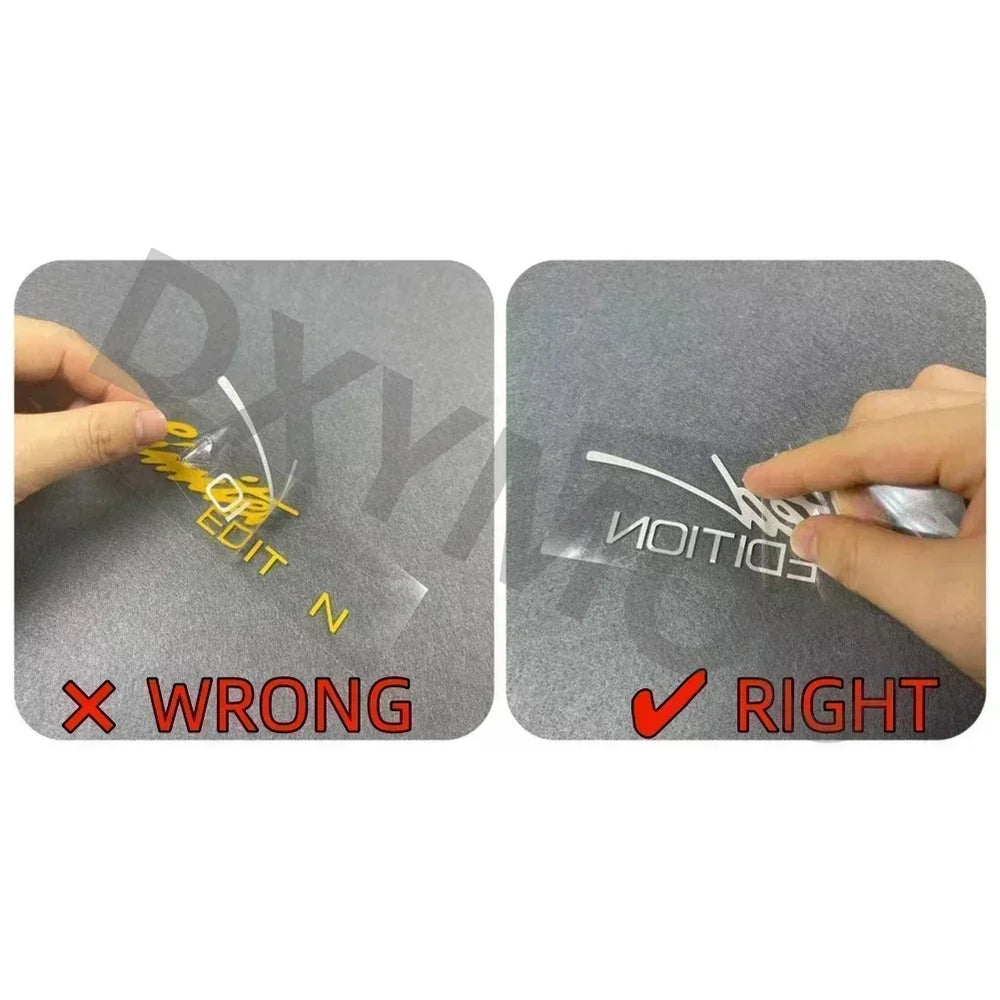 Car Styling Stickers Triangle Shape Decal Scratches Cover Auto Motorbike Helmet Applique Vinyl Tape Window Tape (ONLINE ORDER ONLY)