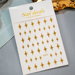 1Pc Red Pink White Heart Bow Nail Art Stickers with Glitter Sequins 5D Self Adhesive Nail Decorations Slider Decals DIY Manicure (ONLINE ORDER ONLY)