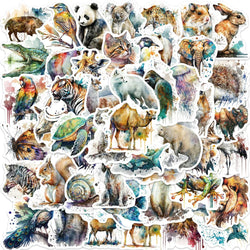 Waterproof Cute Animal Stickers for Laptop, Guitar, Luggage, Skateboard, Phone, Car - 10/30/50PCS (ONLINE ORDER ONLY)