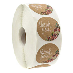 500pcs Multiple Styles Kraft Gracias Spanish Thank You Labels Stickers Handmade Scrapbooking Stationery Sticker (ONLINE ORDER ONLY)