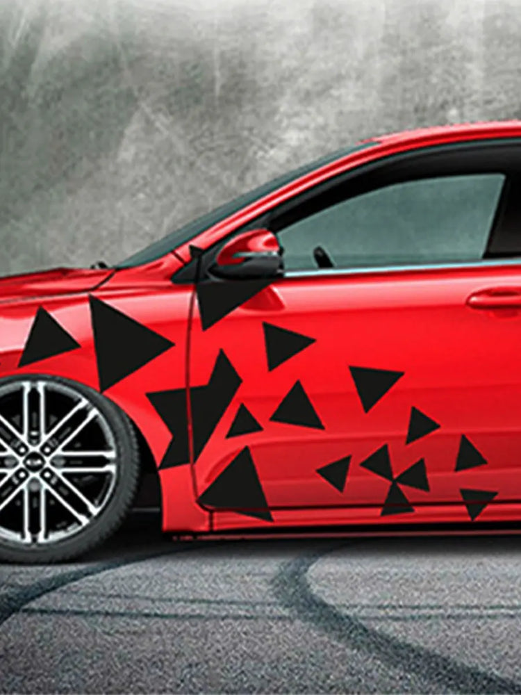 Angular Shape Sticker For Car Motorcycle Sticker Decoration Side Camouflage Kit Wrap Camo Tuning Styling Waterproof Vinyl Decals (ONLINE ORDER ONLY)